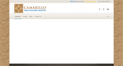 Desktop Screenshot of camarillohealthcare.com