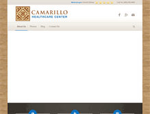 Tablet Screenshot of camarillohealthcare.com